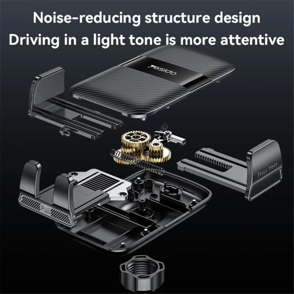 YESIDO C251 Air Vent Car Phone Holder for 4.8-7.2 Inch Phones, 360-Degree Rotation