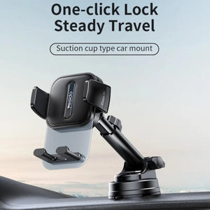 YESIDO C261 Telescopic Arm Car Phone Holder with Suction Cup Base for 4.7-7.2 Inch Mobile Phones