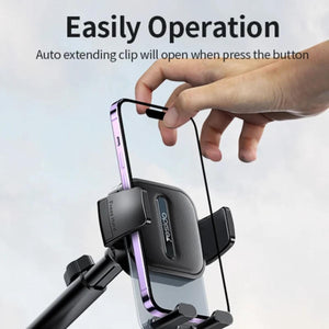 YESIDO C261 Telescopic Arm Car Phone Holder with Suction Cup Base for 4.7-7.2 Inch Mobile Phones