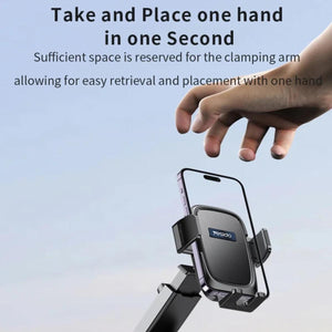 YESIDO C262 Suction Cup Phone Car Holder Retractable Long Arm Triangular Bracket