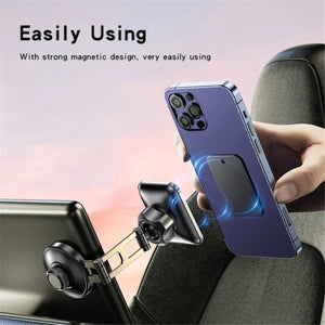 YESIDO C264 Dual Shaft Car Dashboard Monitor Mount Magnetic Phone Holder Adjustable Cellphone Stand