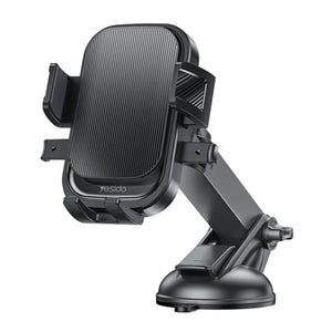 YESIDO C267 Suction Press Car Phone Mount Dashboard Phone Holder for 4.7-7.2 Inch Cell Phones 360-Degree Rotation