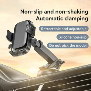 YESIDO C267 Suction Press Car Phone Mount Dashboard Phone Holder for 4.7-7.2 Inch Cell Phones 360-Degree Rotation