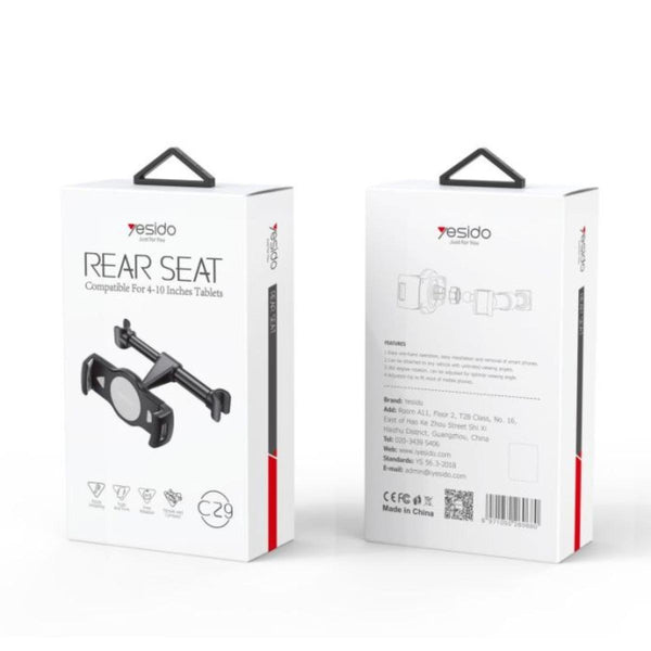 YESIDO C29 360° Rotating Car Headrest Phone Holder