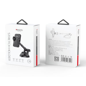 YESIDO C40 Adjustable Spring Clip Car Phone Holder