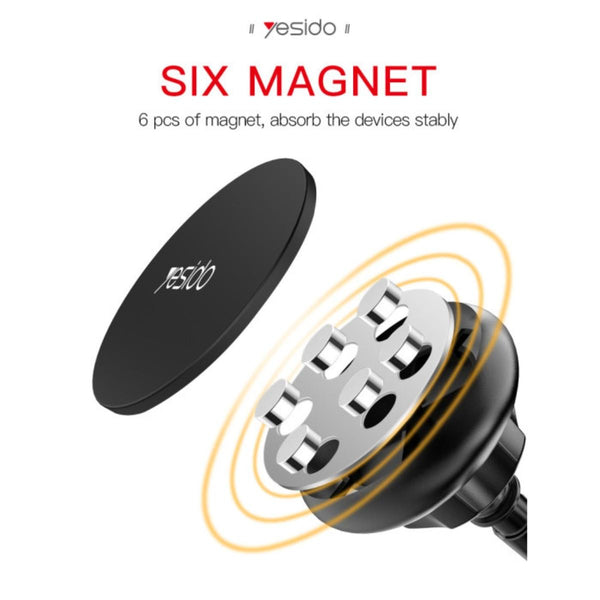 YESIDO C41 Magnetic Dashboard &Windshield Phone Holder