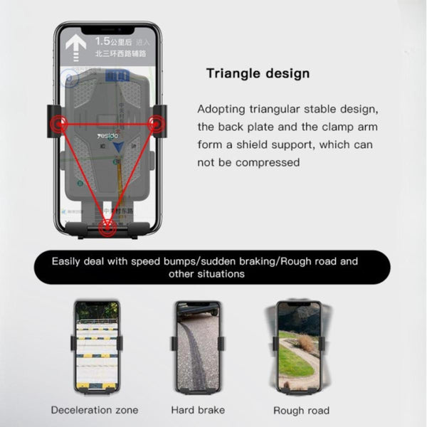 YESIDO C94 Bicycle & Motorcycle Phone Holder