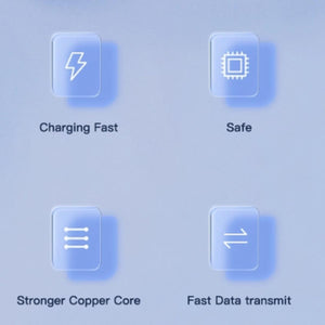 YESIDO CA106 3-in-1 USB Fast Charging Data Cable