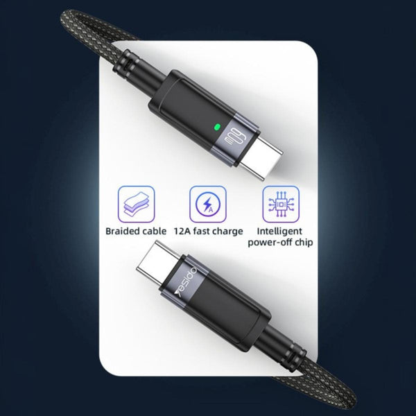 YESIDO CA160 60W Type-C to Type-C Charging Cable