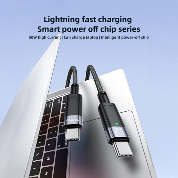 YESIDO CA160 60W Type-C to Type-C Charging Cable