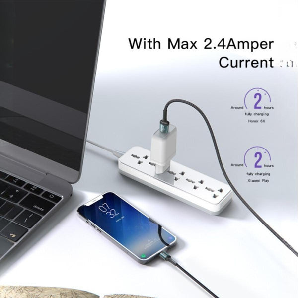 YESIDO CA74 3-in-1 USB Fast Charging Data Cable