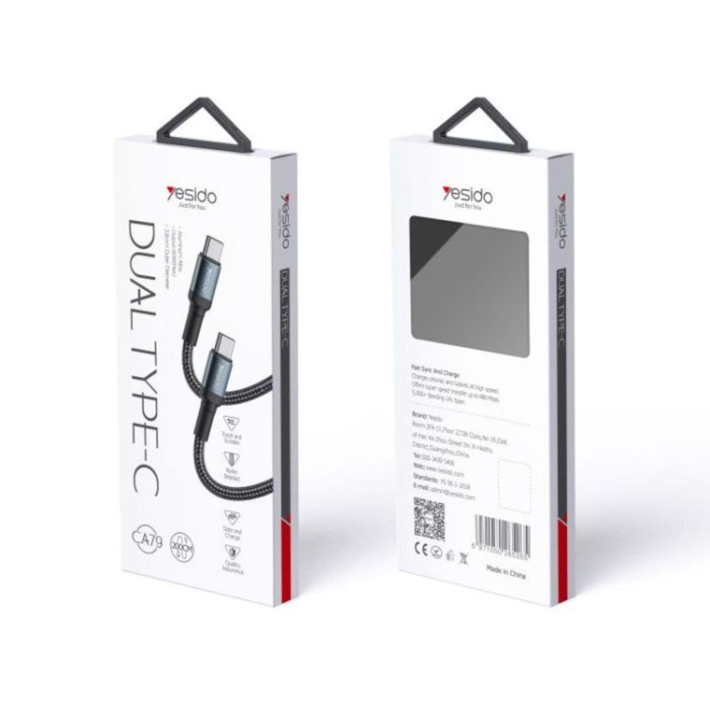 YESIDO CA79 Type-C to Type-C Fast Charging Cable