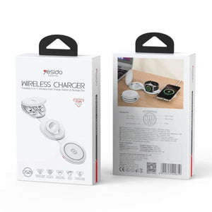 YESIDO DS29 Foldable 5-in-1 Wireless Charging Storage Stand