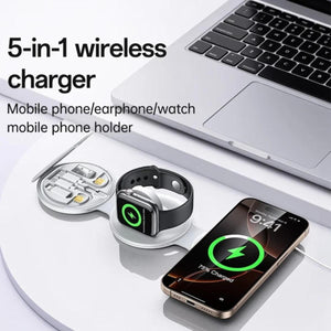 YESIDO DS29 Foldable 5-in-1 Wireless Charging Storage Stand