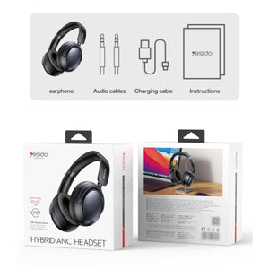 YESIDO EP07 Hybrid ANC Wireless Over-Ear Headphones