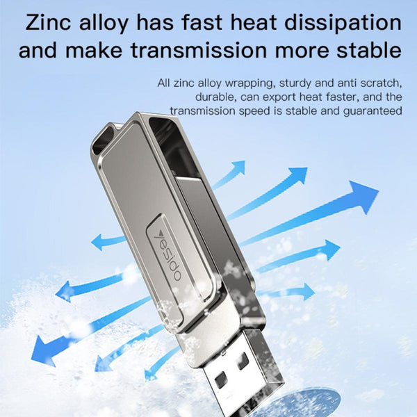 YESIDO FL16 2-in-1 Lightning & USB Flash Drive