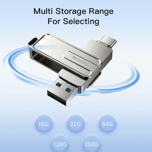 YESIDO FL17 2-in-1 USB & Type-C Flash Drive