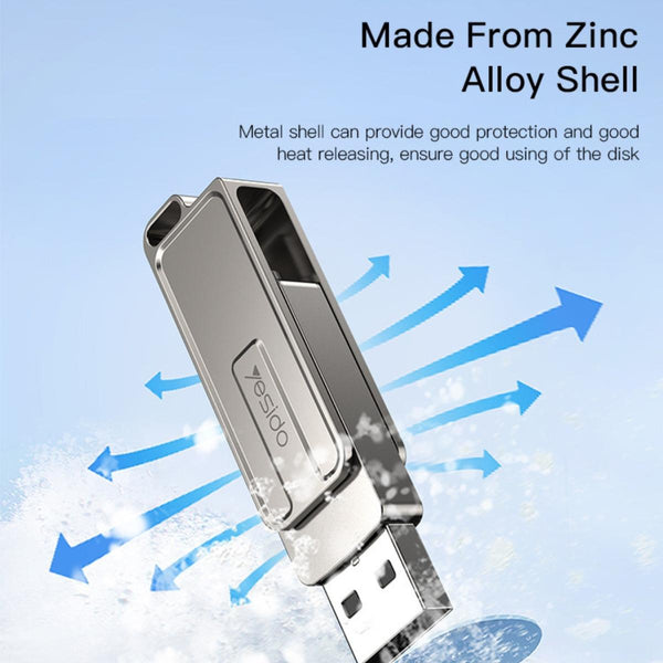 YESIDO FL17 2-in-1 USB & Type-C Flash Drive