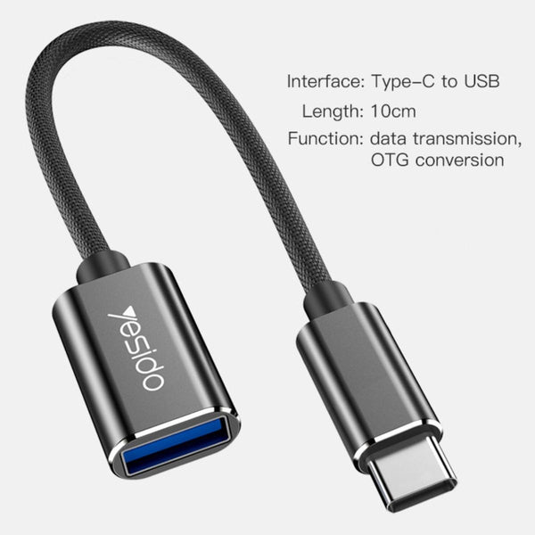 YESIDO GS01 Type-C to USB-A OTG Adapter