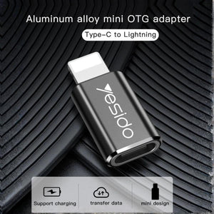 YESIDO GS03 Lightning to Type-C OTG Mini Adapter