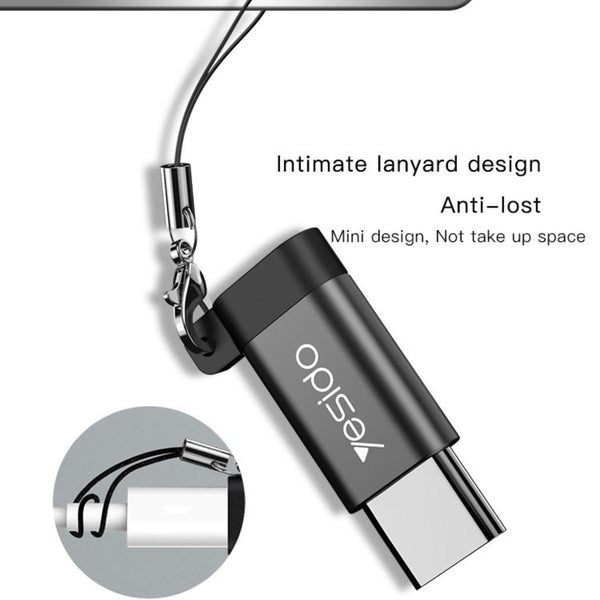 YESIDO GS04 Micro to Type-C OTG Mini Adapter