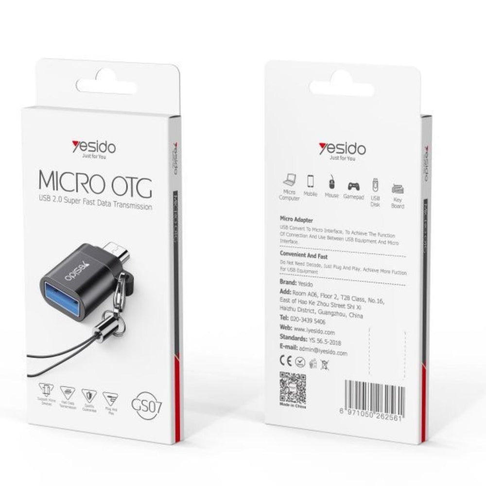 YESIDO GS06 Type-C to USB-A OTG Mini Adapter
