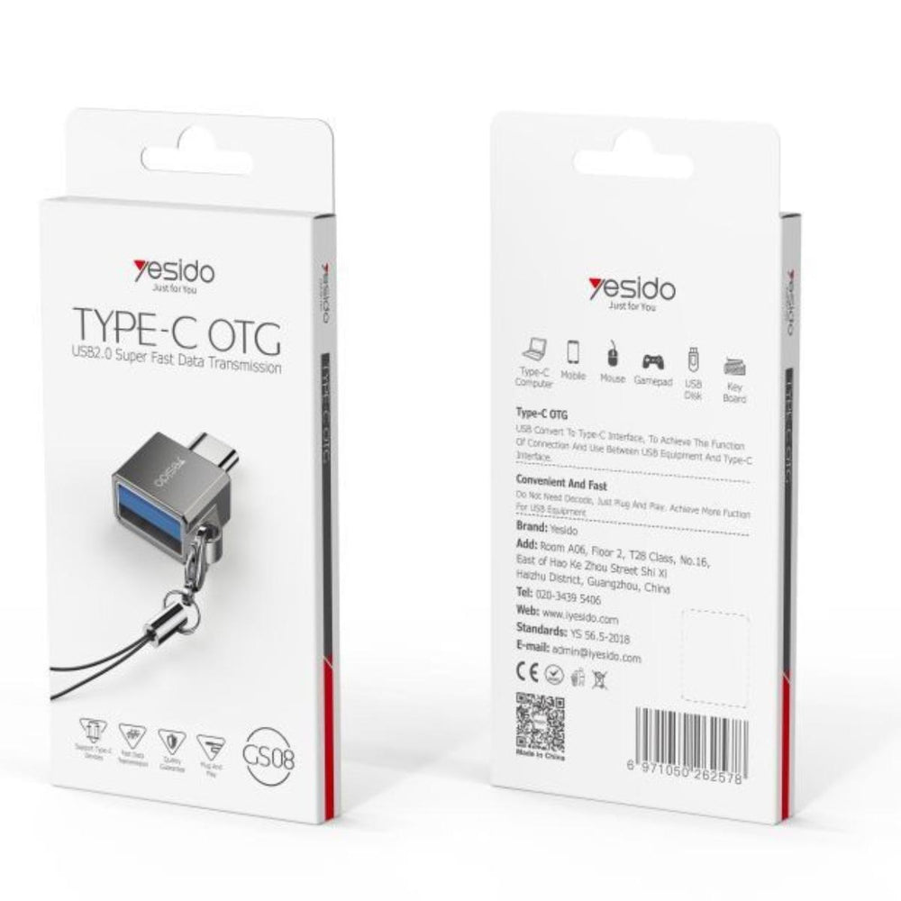 YESIDO GS08 Type-C to USB OTG Mini Adapter