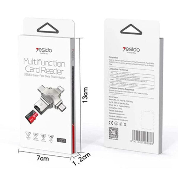 YESIDO GS13 Multifunction USB Card Reader