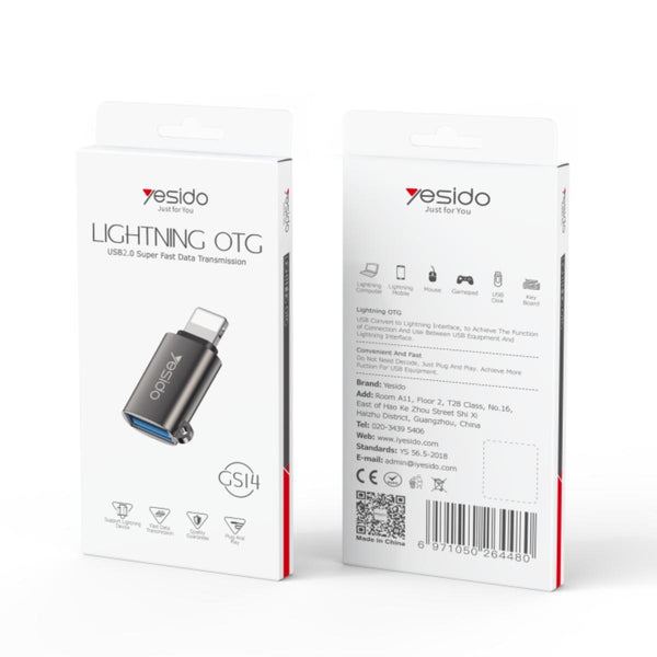 YESIDO GS14 Lightning to USB OTG Adapter