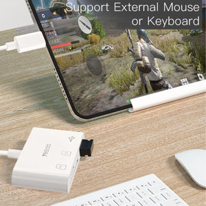 YESIDO GS16 3-in-1 Type-C OTG Card Reader Adapter