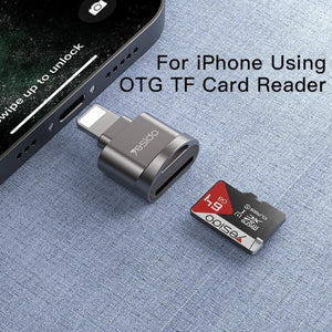 YESIDO GS18 Lightning OTG TF Card Reader Adapter