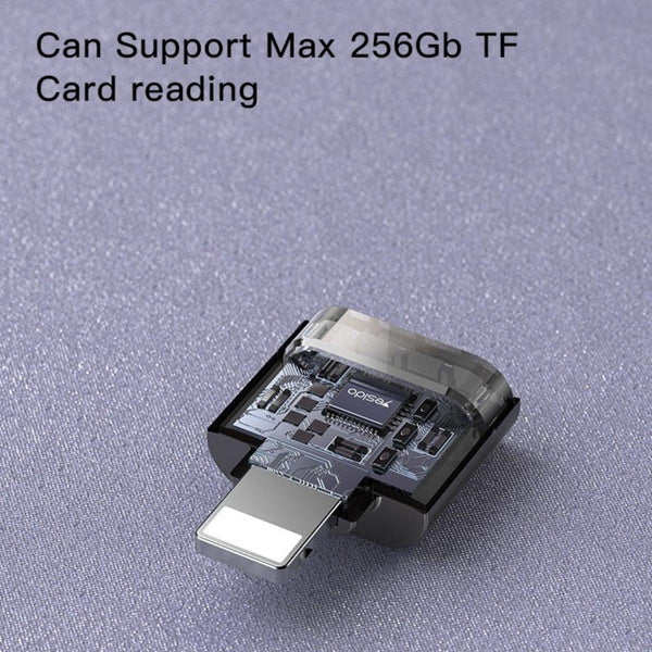 YESIDO GS18 Lightning OTG TF Card Reader Adapter