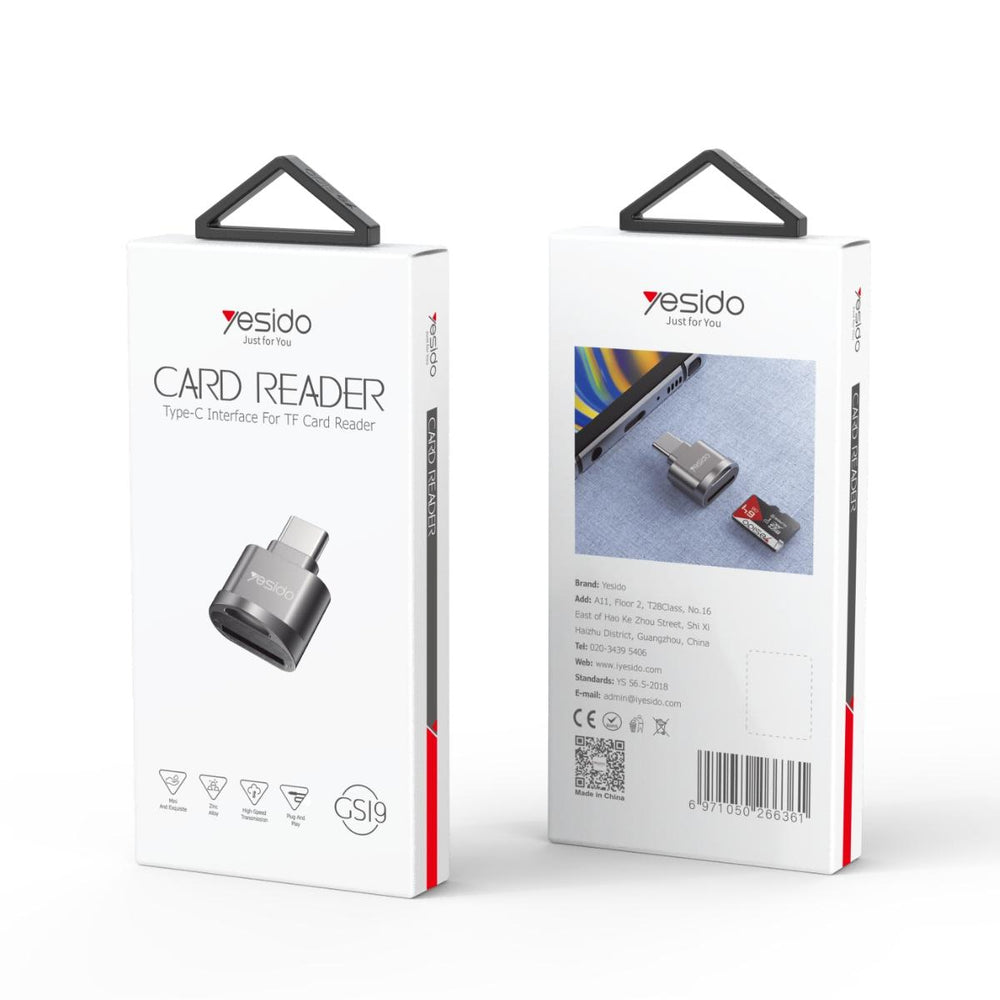 YESIDO GS19 Type-C OTG USB Card Reader Adapter