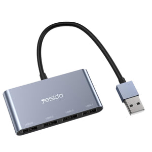 HB12 Cheapest Portable USB Plug To 4 USB Ports Splitter USB Hub Adapter
