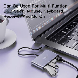 HB12 Cheapest Portable USB Plug To 4 USB Ports Splitter USB Hub Adapter
