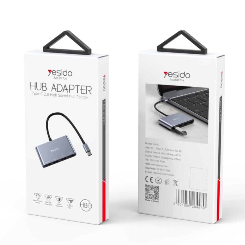 YESIDO HB13 4-in-1 Type-C USB Hub