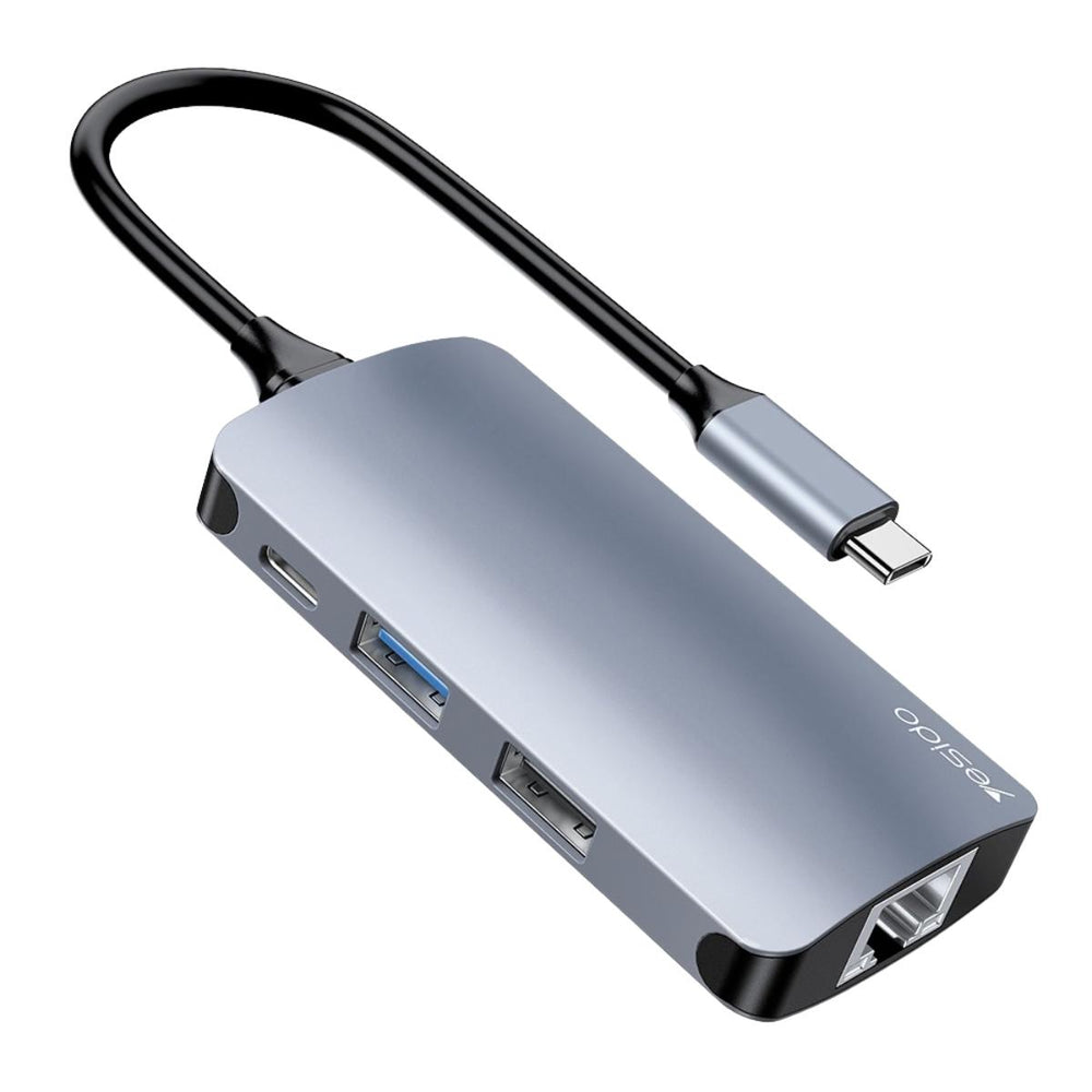 YESIDO HB15 6-in-1 Type-C Multi-Function USB Hub