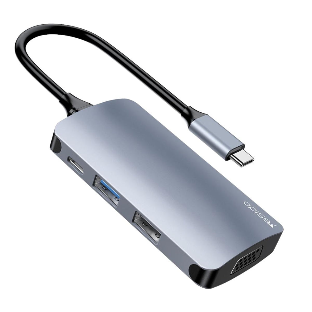 YESIDO HB16 7-in-1 Type-C Multi-Port USB Hub