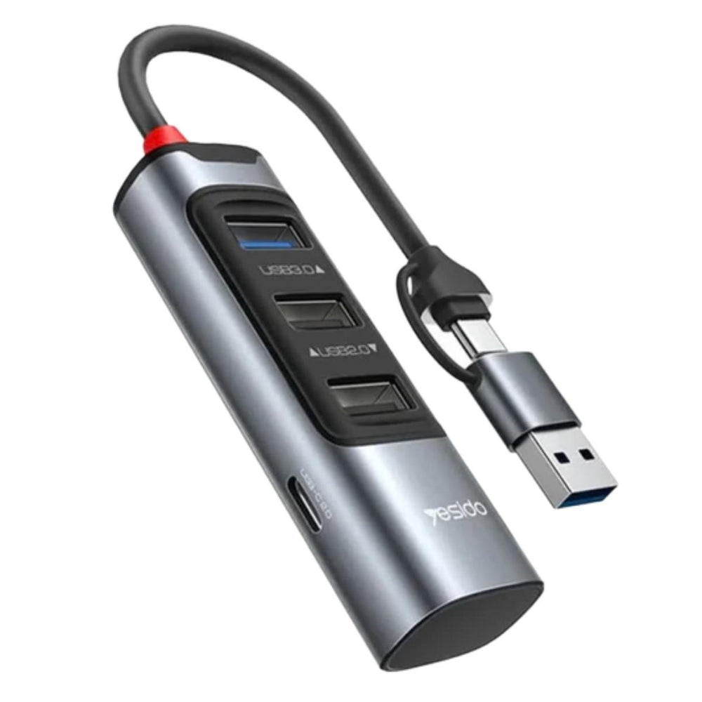 YESIDO HB19 4-in-2 USB-C Multi-Port Hub