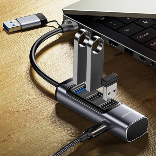 YESIDO HB19 4-in-2 USB-C Multi-Port Hub