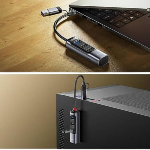 YESIDO HB19 4-in-2 USB-C Multi-Port Hub