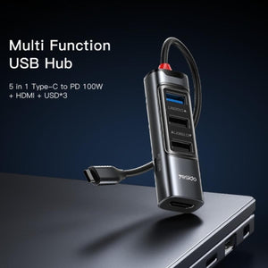 YESIDO HB22 Type-C USB Hub with 4K HDMI and PD Charging