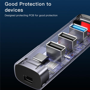 YESIDO HB24 Type-C Multi-Port USB Hub with Display Output