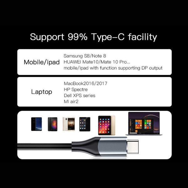 YESIDO HM01 Type-C to HDMI 4K 60Hz Video Cable