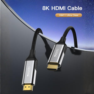YESIDO HM11 8K HDMI 2.1 Ultra High-Speed Cable