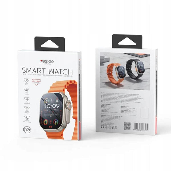 YESIDO IO26 HD Smart Watch with NFC & Wireless Charging