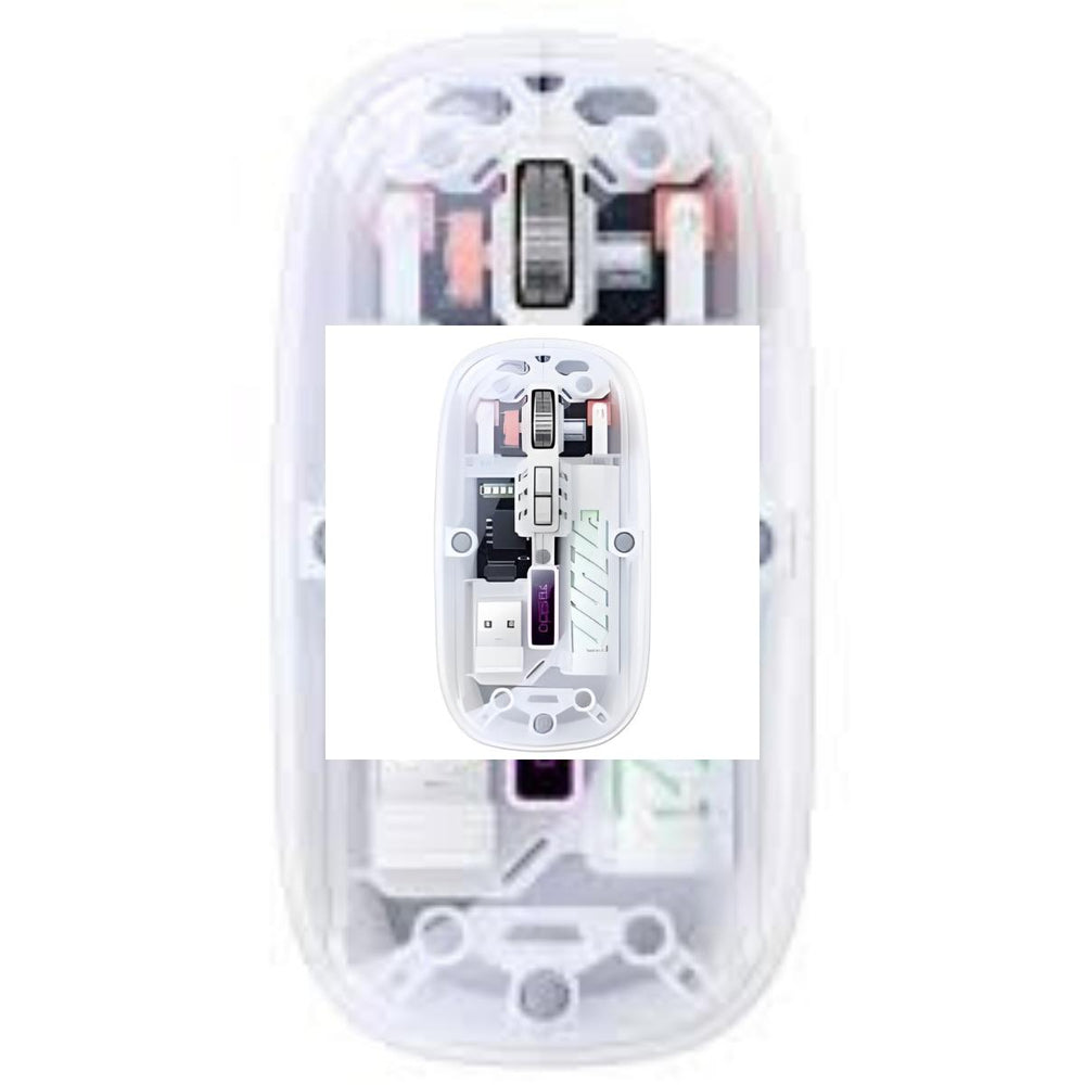 YESIDO KB29 Dual-Mode Crystal Wireless Mouse