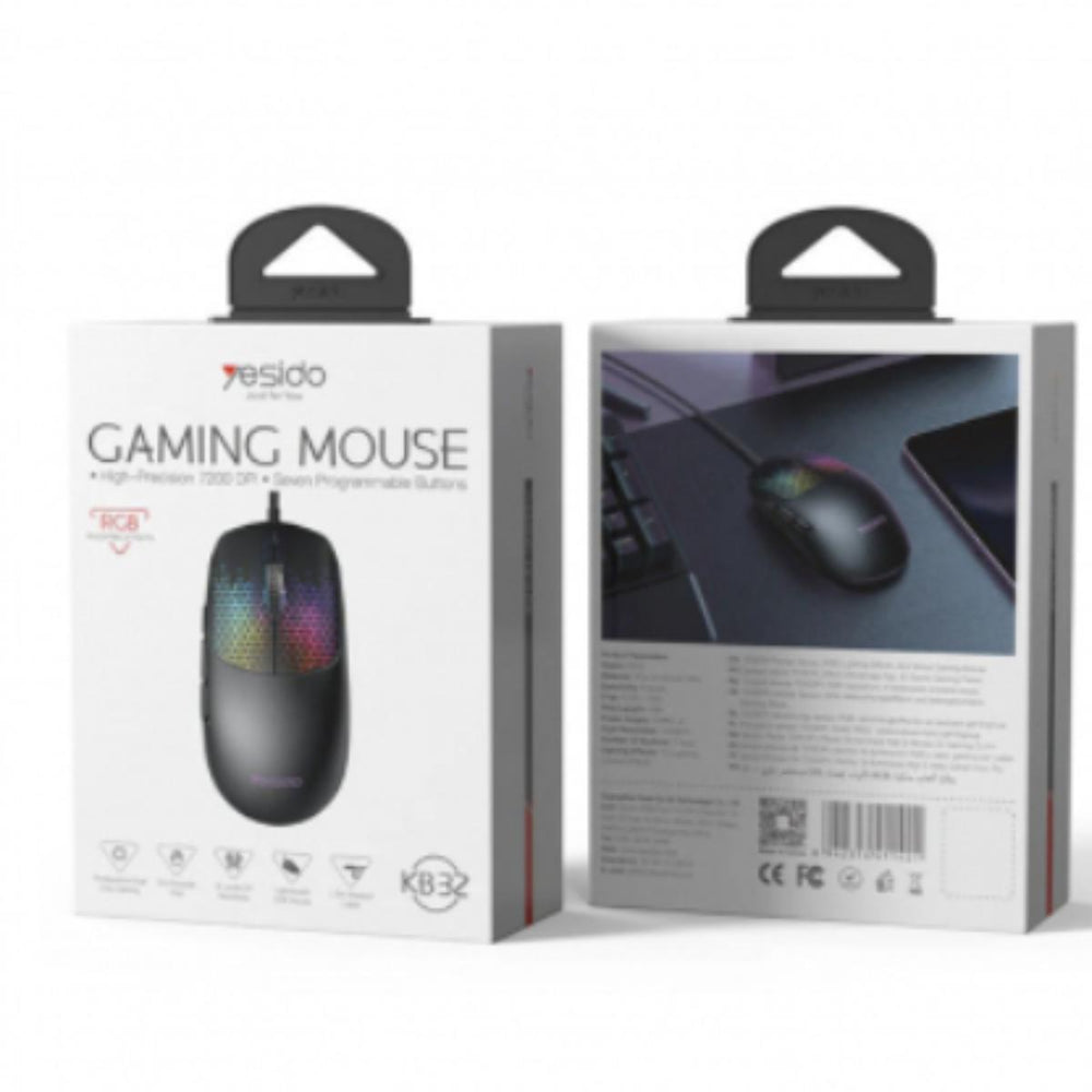 YESIDO KB32 RGB Wired Gaming Mouse