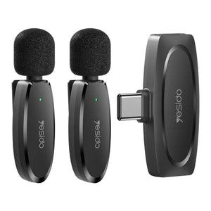 YESIDO KR13 Dual Wireless Lavalier Mic for Type-C Devices