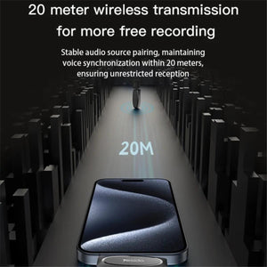 YESIDO KR15 3-in-1 Wireless Lavalier Mic System